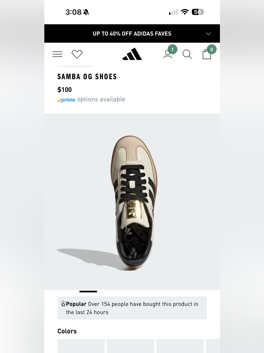 Adidas Samba OG Shoes - New and Unused - Women’s Size 8 - Picture 7 of 7